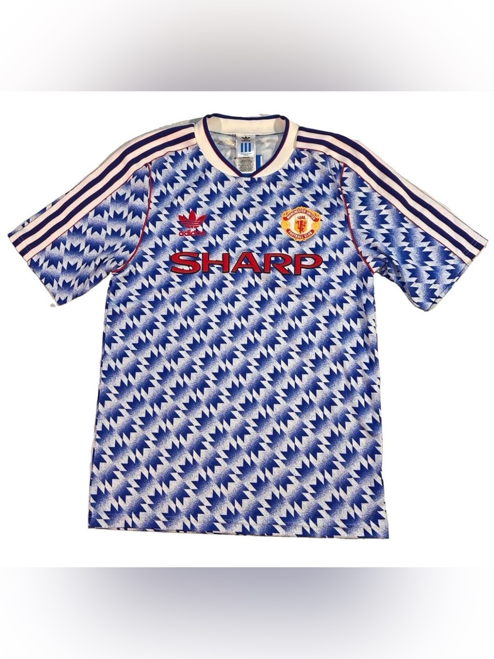 adidas Manchester United 1990-92 Retro Away Soccer Jersey Small NWT JM5495
